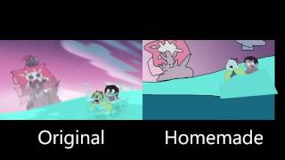 Star vs the Forces of Evil Theme Song Original And Homemade SidebySide Comparison [upl. by Halonna994]