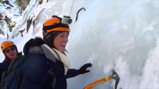 Ice Climbing in Ouray Colorado [upl. by Lecrad96]