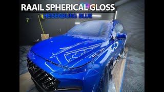 Spraying RAAIL Spherical Gloss  Heisenburg Blue [upl. by Hiltner242]