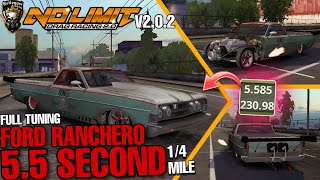 Ford Ranchero Procharger Tuning 55 Second 14 Mile Full system No Limit Drag Racing 2 V202 [upl. by Murial]