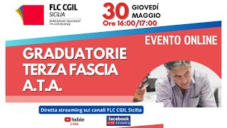 Scuola aggiornamento graduatorie terza fascia Ata requisiti e domanda [upl. by Asenaj937]