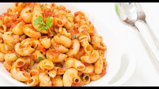 Simple MacaroniMacaroni Recipe Without ChickenKids Lunch Box COKING WITH HADIQA [upl. by Wheeler]