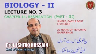 LEC  3 Prof ISHFAQ Ch 14 Respiration Part III Mechanism of Breathing Urdu Hindi [upl. by Thilde895]