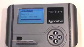 digipostpro  digital tachograph  download terminal [upl. by Gladdie]