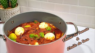 Une Friture de Tomate a lhuile de coco  Coconut Oil Stew [upl. by Sandy]