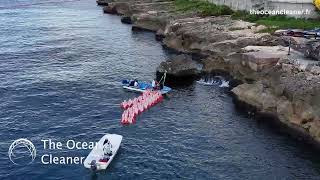 The Ocean Cleaner  Republica Dominicana  Sargassum Barrier [upl. by Carhart]