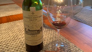 La Mission Haut Brion 1983 Graves Trophy Bordeaux Wine Review [upl. by Eelreveb]