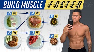 The Best Meal Plan To Build Muscle Faster EAT LIKE THIS [upl. by Katsuyama594]