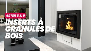 Inserts à Granulés de Bois ASTER 6 amp 9  Bestove [upl. by Airotahs]