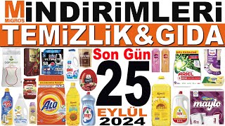 MİGROS İNDİRİMLERİ BU HAFTA  MİGROSKOP TEMİZLİK VE GIDA  MİGROS SON GÜN 25 EYLÜL KATALOĞU [upl. by Eilhsa983]