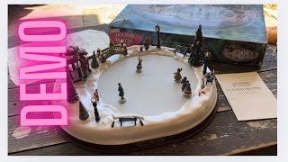 Demo of Vintage 1995 Mr Christmas Holiday Skaters [upl. by Margalo134]