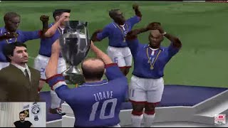 UEFA EURO 2024 Germany FRANCE Team PES 3  Zidane Barthez Henry Trezeguet Pires Thuram Vieira [upl. by Annauj42]