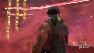 WWE2K24 Hollywood Hogan Smackdown Entrance nWo Wolfpac theme [upl. by Domenico182]