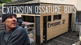 construire son extension ossature bois2 [upl. by Elocin]