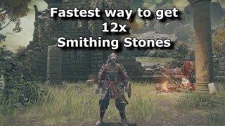 Elden Ring  Fastest way to get 12x Smithing Stones 1 early in the game [upl. by Lladnor]