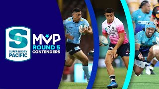 2022 Super Rugby Pacific  Round 5 Fan MVP Contenders highlights [upl. by Akimik]