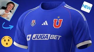 NUEVA CAMISETA de ADIDAS la U de CHILE 20252026 [upl. by Zinn]