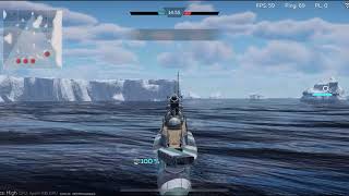 Surcouf submarine is very strong  War thunder mobile warthudermobile [upl. by Floro]