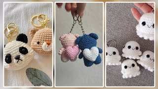 Amigurumi Keychain Crochet Keychain for Beginners Colorful Crochet Keychain Ideas [upl. by Eppie]