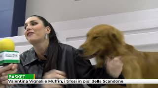 Valentina Vignali e Muffin i tifosi in più della Scandone [upl. by Llerahc]