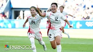 Japan leaves it late to stun Brazil in 21 soccer win  Paris Olympics  NBC Sports [upl. by Meara]