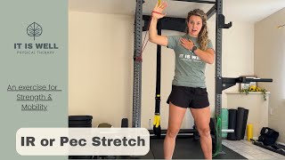 Eccentric Internal Rotation  External Rotation or Pec Stretch [upl. by Meesak533]