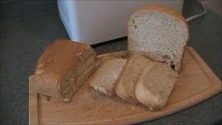 Basic White Bread Using Your Bread Machine [upl. by Enitsej]