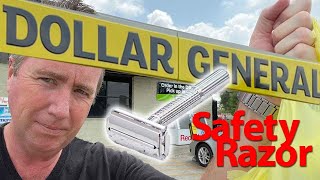 The Dollar General Safety Razor  How Does It Shave [upl. by Gaspar]