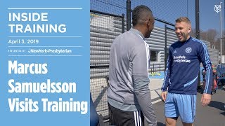 Marcus Samuelsson Visits Training  INSIDE TRAINING [upl. by Giffer]