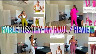 Fabletics Tryon Haul Review Not Sponsored [upl. by Johnson]