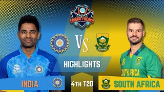 4th T20  South Africa VS India  India Tour of South Africa 2024  HIGHLIGHTS [upl. by Acirfa]