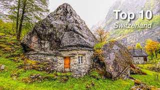 Top 10 MustSee Destinations in Switzerland  Ticino 🇨🇭 [upl. by Meer]