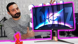 Dünyanın İlk 360Hz Oyuncu Monitörü Asus ROG Swift PG259QNPG259QNR [upl. by Mclaughlin]