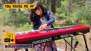 You Raise Me Up  Piano Cover By Olivia ByOlivia on Nord Piano 5 [upl. by Ralston852]