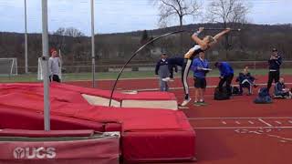 Katherine Pitman Broke Her Own DIII Pole Vault Record 431m on April 24 2018 [upl. by Iahk]