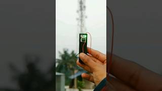 RF frequency Detector 📡 circuit experiment environment electronic mobile signal health [upl. by Lenox]