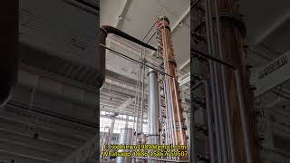 3000L copper still with 2 copper reflux columns versatile still for making gin vodka whisky brandy [upl. by Calvo]