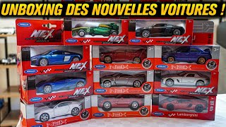 Unboxing de mes 11 NOUVELLES Welly Nex  Voitures miniatures [upl. by Agem712]