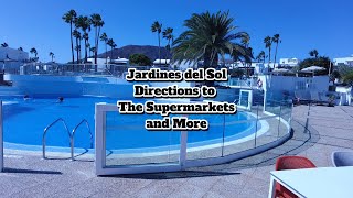 Jardines del Sol  Playa Blanca Lanzarote  Supermarket Guide [upl. by Atnes84]