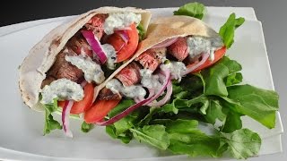 Marinated Steak Pitas with Tzatziki [upl. by Eceerahs]