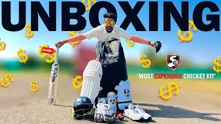 UNBOXING SG Most Expensive Cricket Kit  Price 60000🫨 [upl. by Olatha]