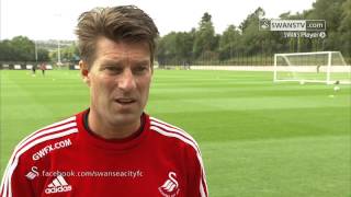 Swansea City Video  Michael Laudrup looks forward to Crystal Palace away [upl. by Pierre236]