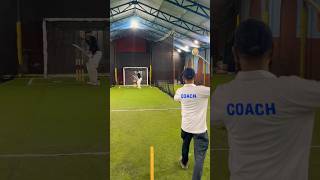 Batting practice with side arm at SIRAJ CRICKET ACADEMY cricket cricketwithvishal [upl. by Celinda258]