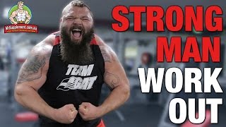 STRONGMAN WORKOUT WITH ROBERT OBERST [upl. by Aihcela]