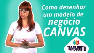 Como desenhar um modelo de negócio  Canvas [upl. by Engapmahc406]