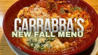 Carrabbas New Fall Menu is Amazing [upl. by Maddocks827]