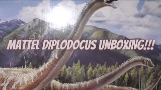 Mattel Diplodocus Unboxing [upl. by Elodea299]