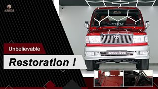 Unbelievable Toyota Qualis Complete Restoration  Autostarke [upl. by Kosak]