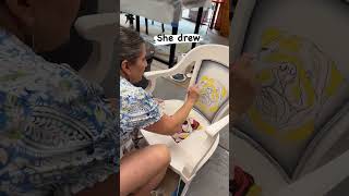 How to Create Art on a Fabric Chair [upl. by Ithaman]