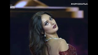 Ahtisa Manalo EVENING GOWN PERFORMANCE  TOP 10  Miss Universe Philippines 2024 Coronation [upl. by Taro]